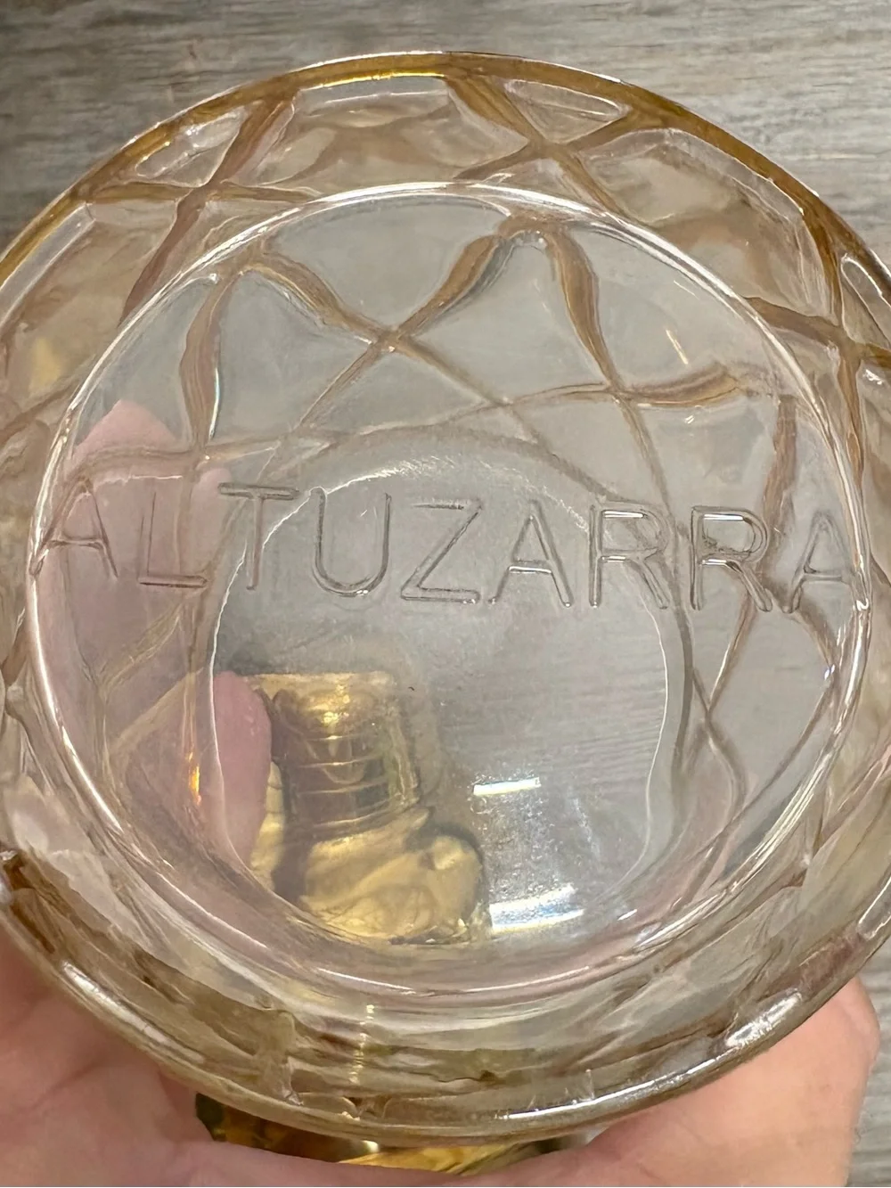 Altuzarra 24 kGold Lattice Glass Cocktail Shaker and Tumbler Set